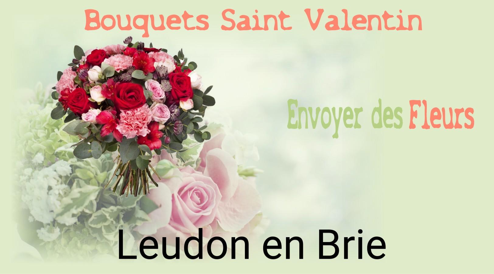Roses de Saint-Valentin livrées à Leudon-en-Brie